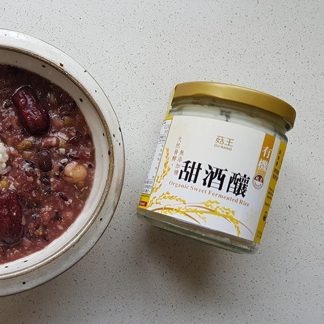 菇王: 有機甜酒釀: 富含酵素益生菌