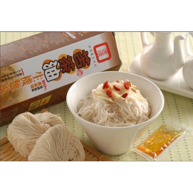 苦茶油生機麵線（6粒入／盒－含油包）