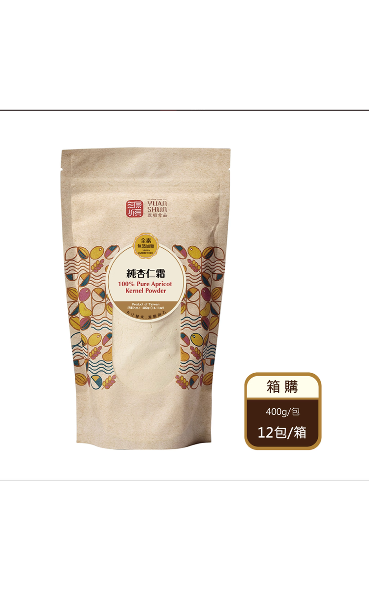 【箱購】 純杏仁霜（400g/包X12包/箱)(限宅配)