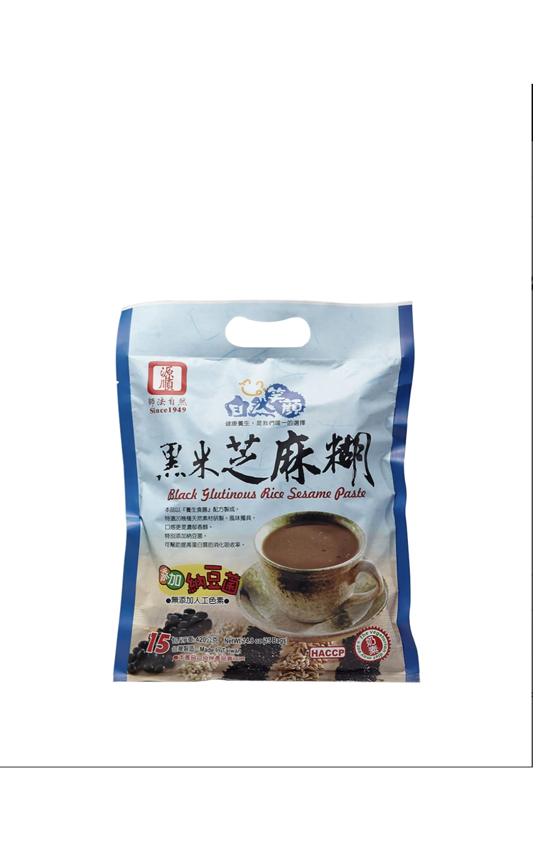 自然笑顏 黑米芝麻糊（28gX15入/袋）