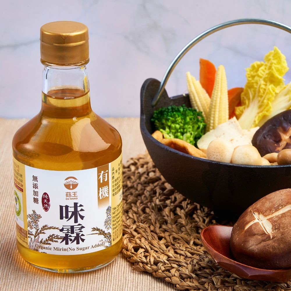 菇王: 有機無糖味霖: 富含酵素益生菌