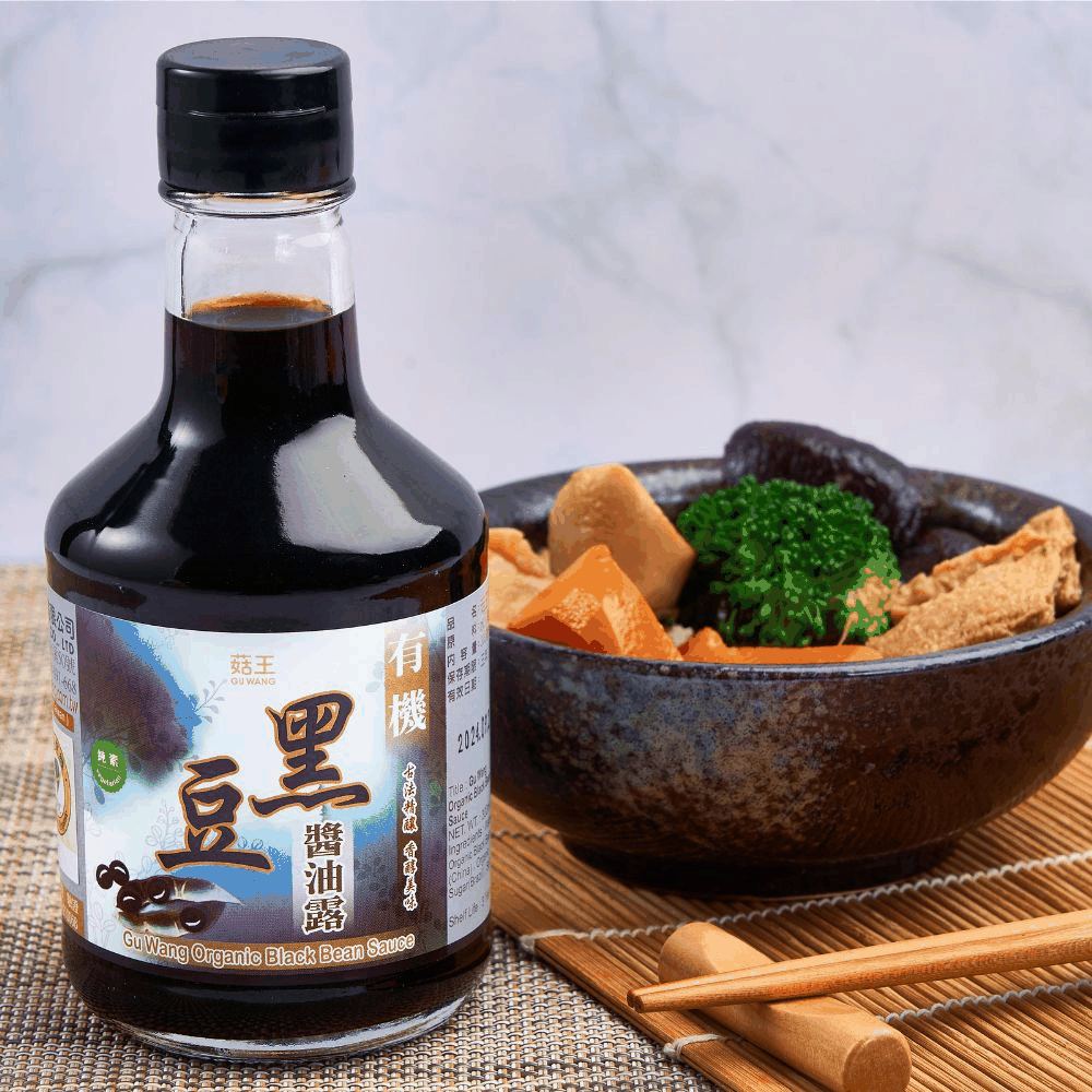 菇王: 有機黑豆醬油膏